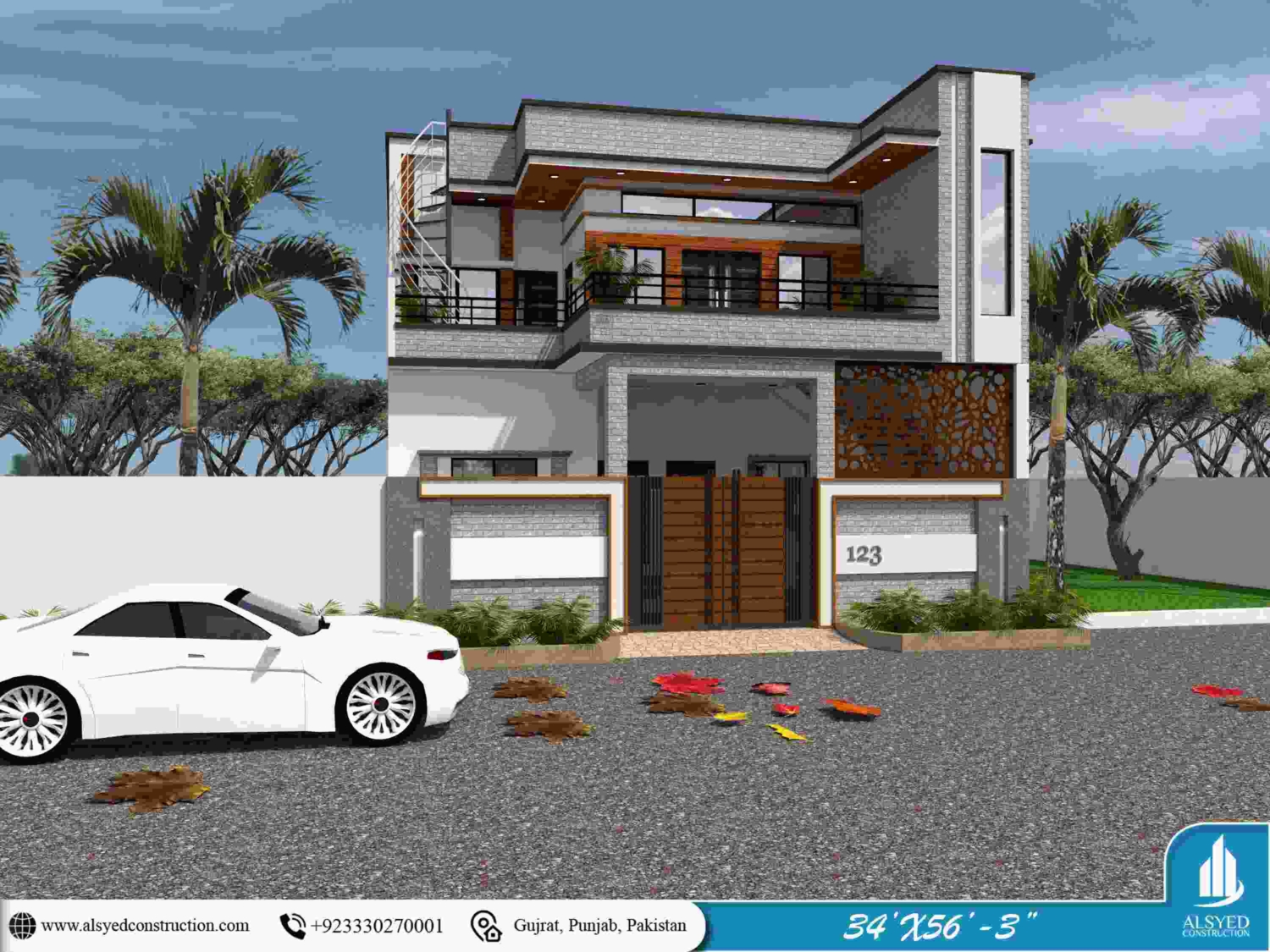 Marla House Designs Alsyed Construction Company Pakistan