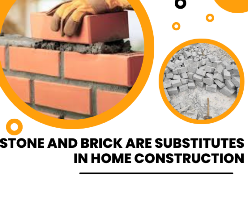 stone and brick are substitutes in home construction