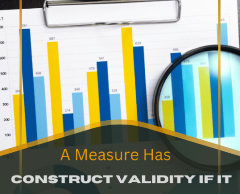 A Measure Has Construct Validity if It