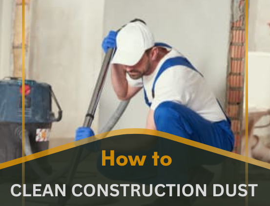 how to clean construction dust