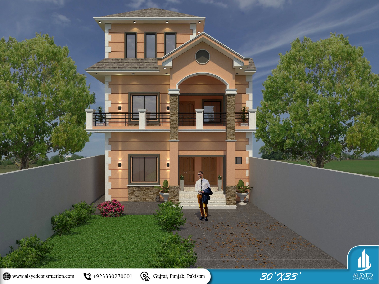 4 Marla House Designs AlSyed Construction Company Pakistan