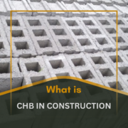 What is CHB in Construction