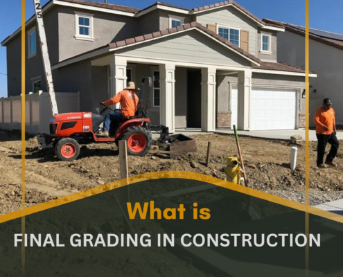 What is Final Grading in Construction