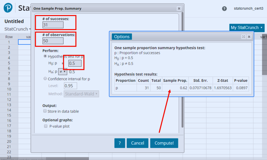 How to Construct a Confidence Interval in StatCrunch