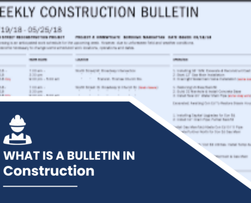 What Is a Bulletin in Construction