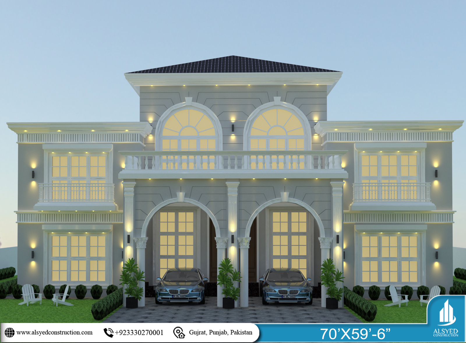 Marla House Design Alsyed Construction Company Pakistan