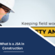 What is a JSA in Construction
