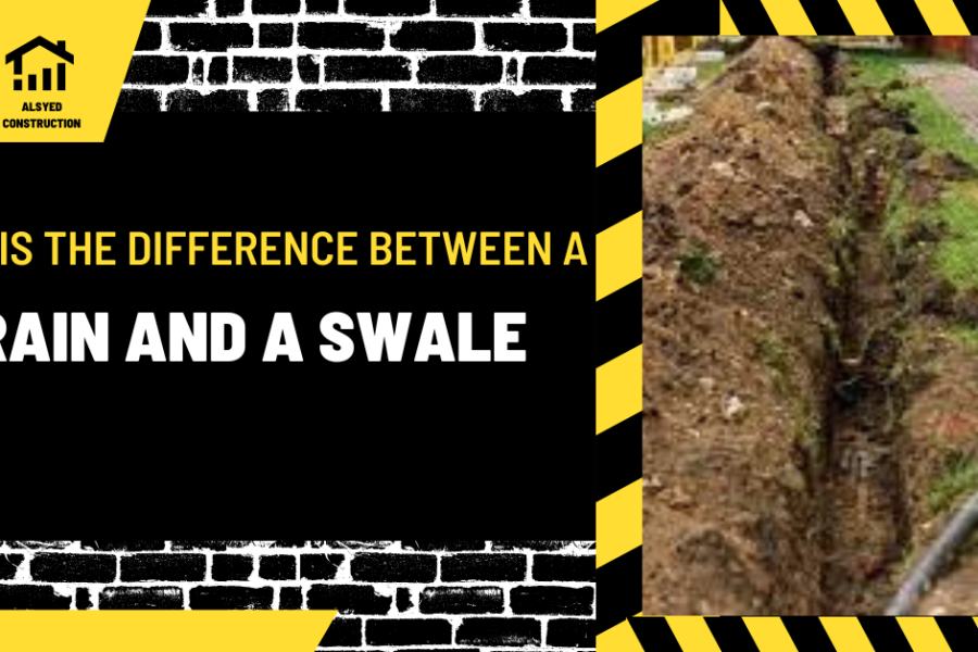 What is the Difference Between a Drain and a Swale