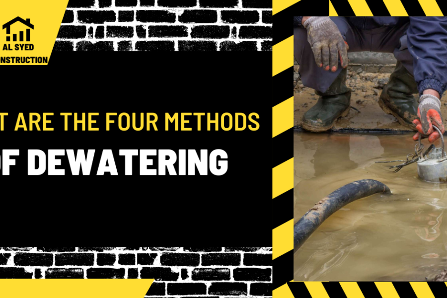 What are the Four Methods of Dewatering