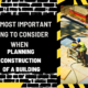 The Most Important Thing to Consider When Planning Construction of a Building