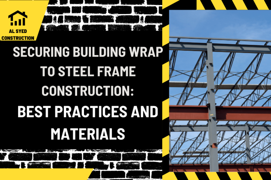 Securing Building Wrap to Steel Frame Construction: Best Practices and Materials