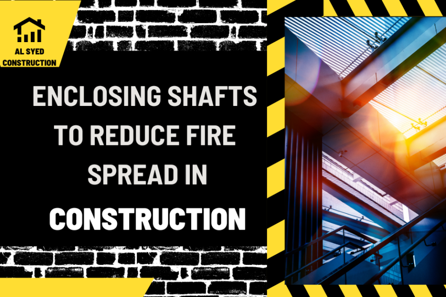 Enclosing Shafts to Reduce Fire Spread in Construction