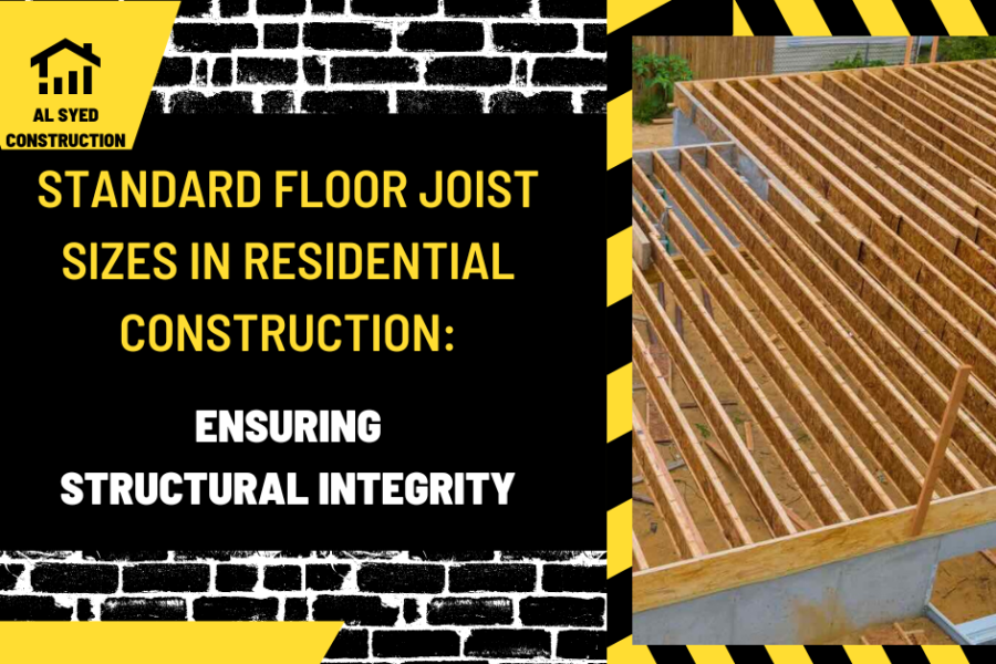 Standard Floor Joist Sizes in Residential Construction: Ensuring Structural Integrity