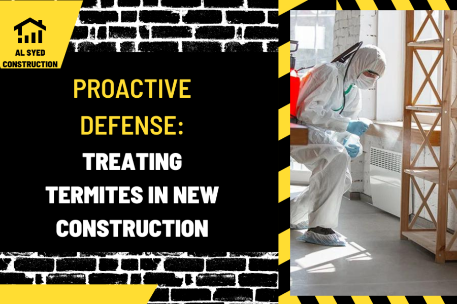 Proactive Defense: Treating Termites in New Construction