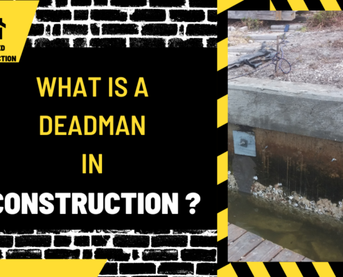 What is a Deadman in Construction