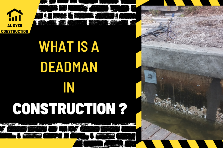 What is a Deadman in Construction