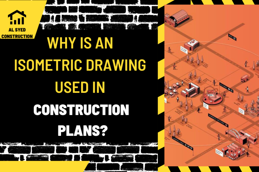 Why is an Isometric Drawing Used in Construction Plans