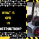 What is GPR in Construction