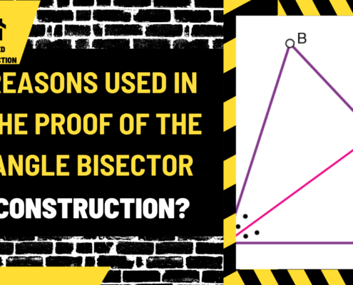 Reasons Used in the Proof of the Angle Bisector Construction