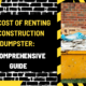 The Cost of Renting a Construction Dumpster: A Comprehensive Guide