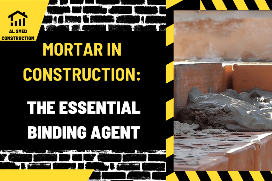 Mortar in Construction: The Essential Binding Agent