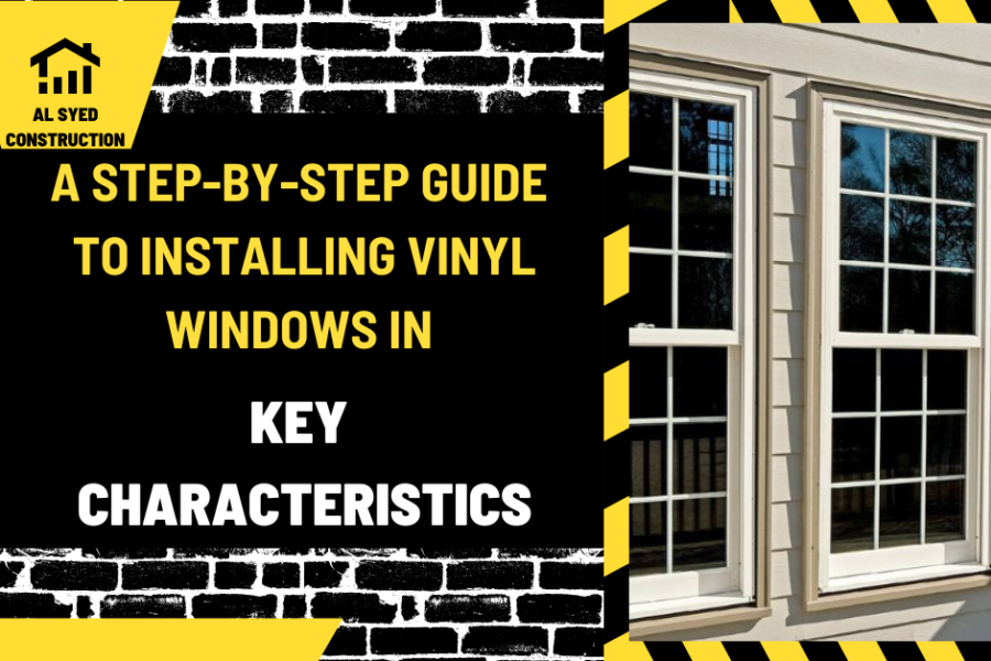 A Step-by-Step Guide to Installing Vinyl Windows in New Construction