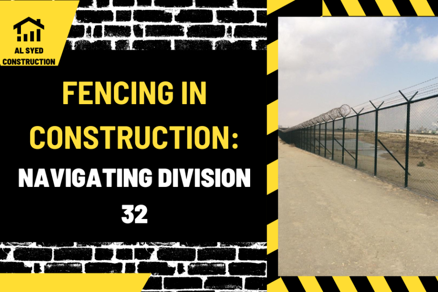 Fencing in Construction: Navigating Division 32