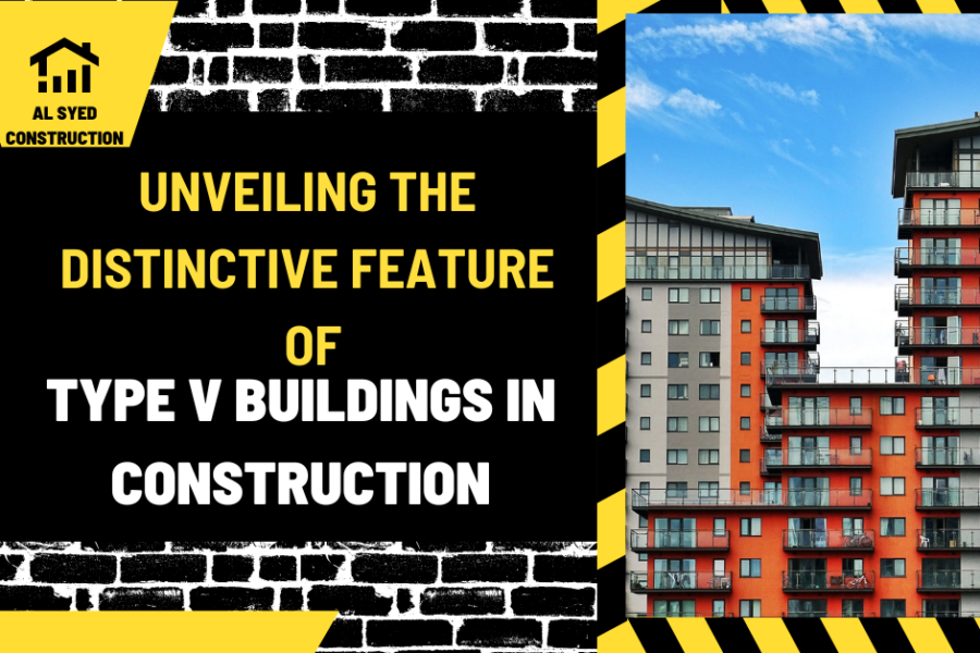 Unveiling the Distinctive Feature of Type V Buildings in Construction