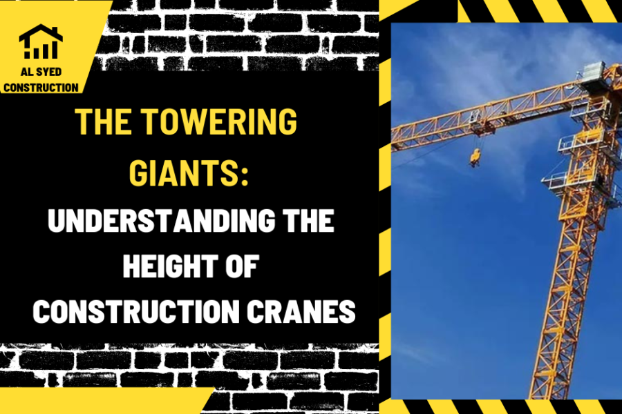 The Towering Giants: Understanding the Height of Construction Cranes