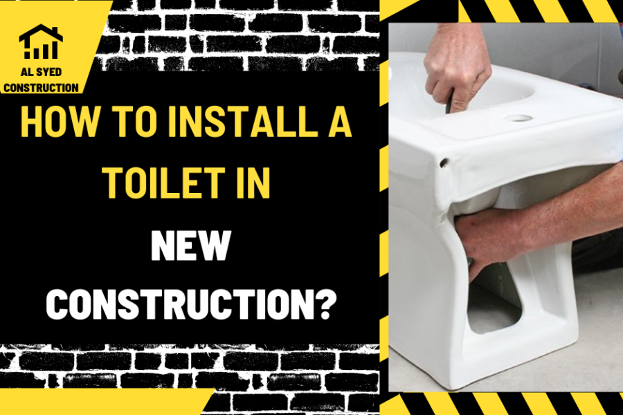 How to Install a Toilet in New Construction