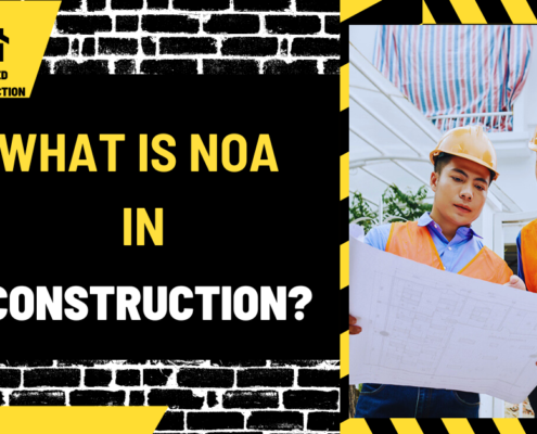 What Is NOA in Construction