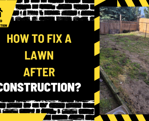 How to Fix a Lawn After Construction