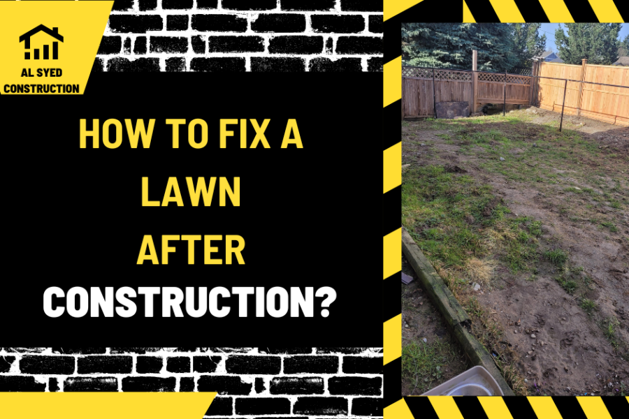 How to Fix a Lawn After Construction