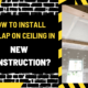 How to Install Shiplap on Ceiling in New Construction