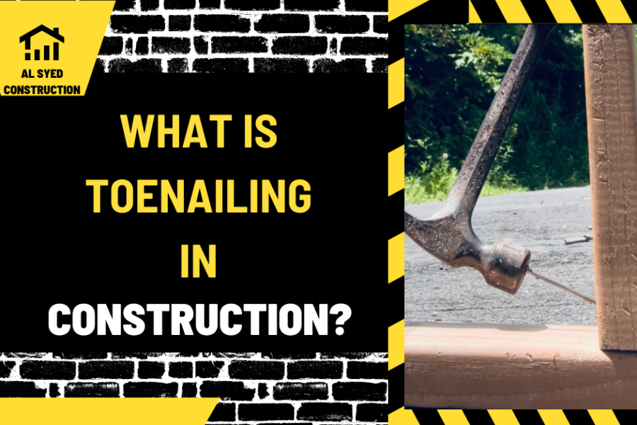 What Is Toenailing in Construction