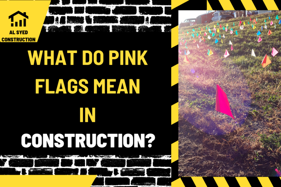 What Do Pink Flags Mean in Construction