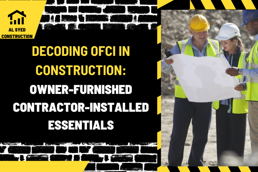 Decoding OFCI in Construction: Owner-Furnished Contractor-Installed Essentials