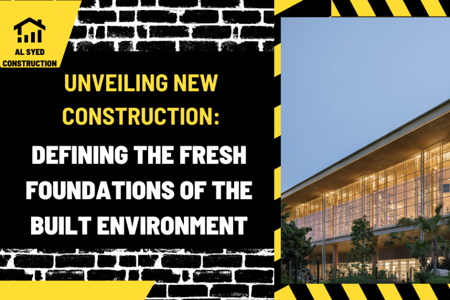 Unveiling New Construction: Defining the Fresh Foundations of the Built Environment