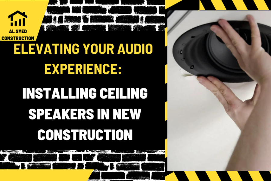 Elevating Your Audio Experience: Installing Ceiling Speakers in New Construction