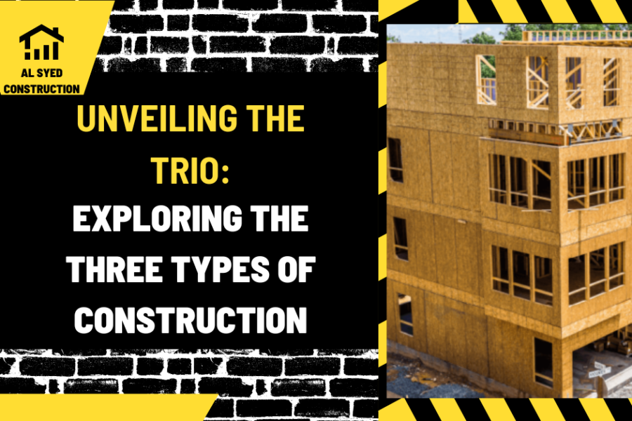 Unveiling the Trio: Exploring the Three Types of Construction