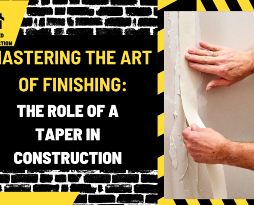 Mastering the Art of Finishing: The Role of a Taper in Construction