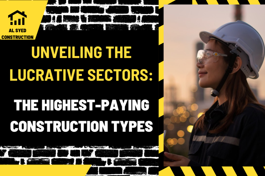 Unveiling the Lucrative Sectors: The Highest-Paying Construction Types