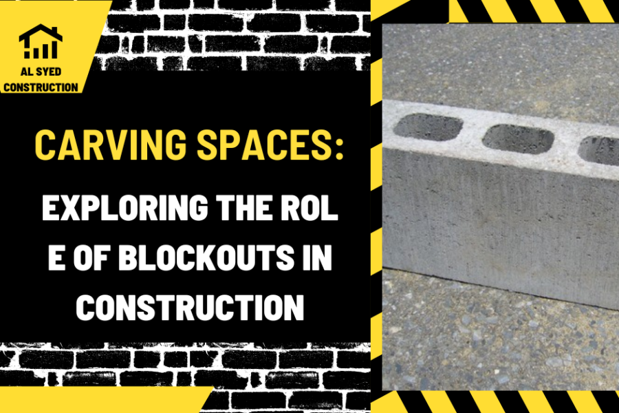 Carving Spaces: Exploring the Role of Blockouts in Construction