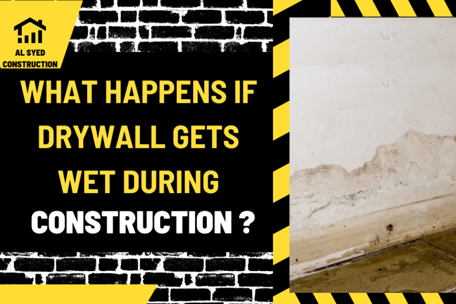 What Happens If Drywall Gets Wet During Construction