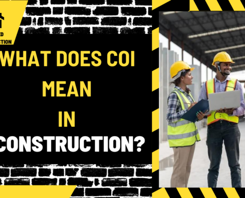 What Does COI Mean in Construction