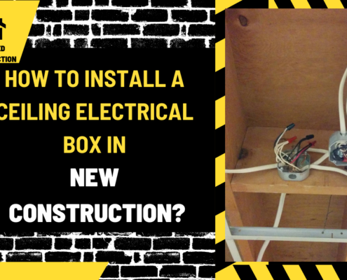 How to Install a Ceiling Electrical Box in New Construction