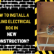 How to Install a Ceiling Electrical Box in New Construction