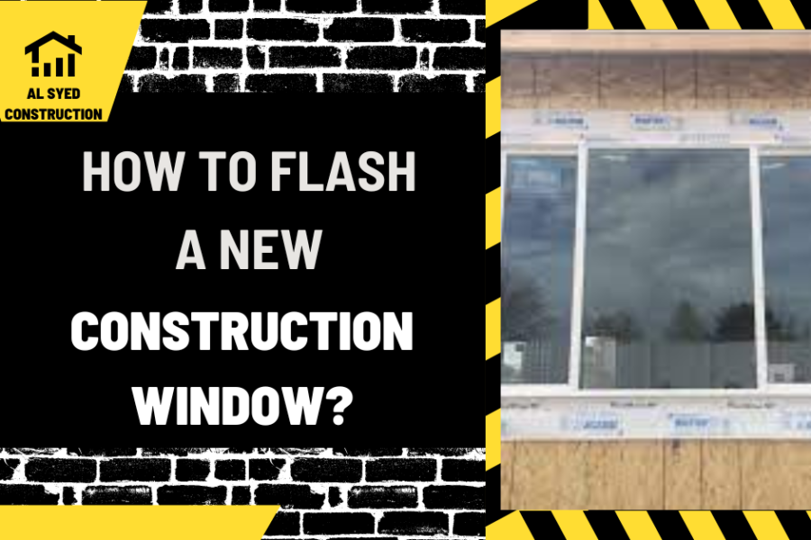 How to Flash a New Construction Window