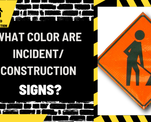 What Color Are Incident/Construction Signs