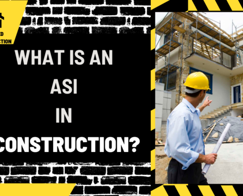 What is an ASI in Construction